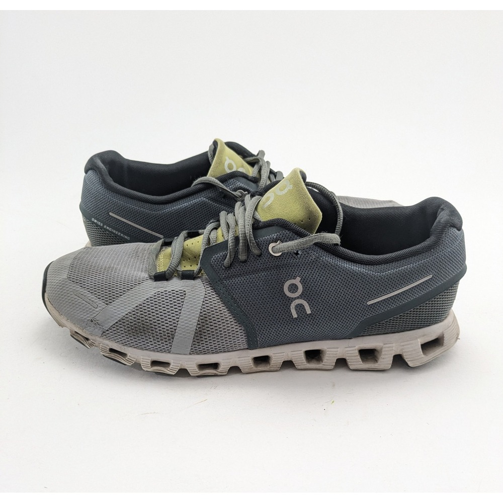 Mens ON Cloud 5 Olive Alloy Green Gray Outdoor Running Shoes 59.98364 Size 10.5